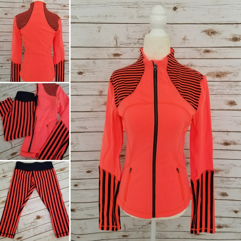 Lululemon Jacket and Crop Tights